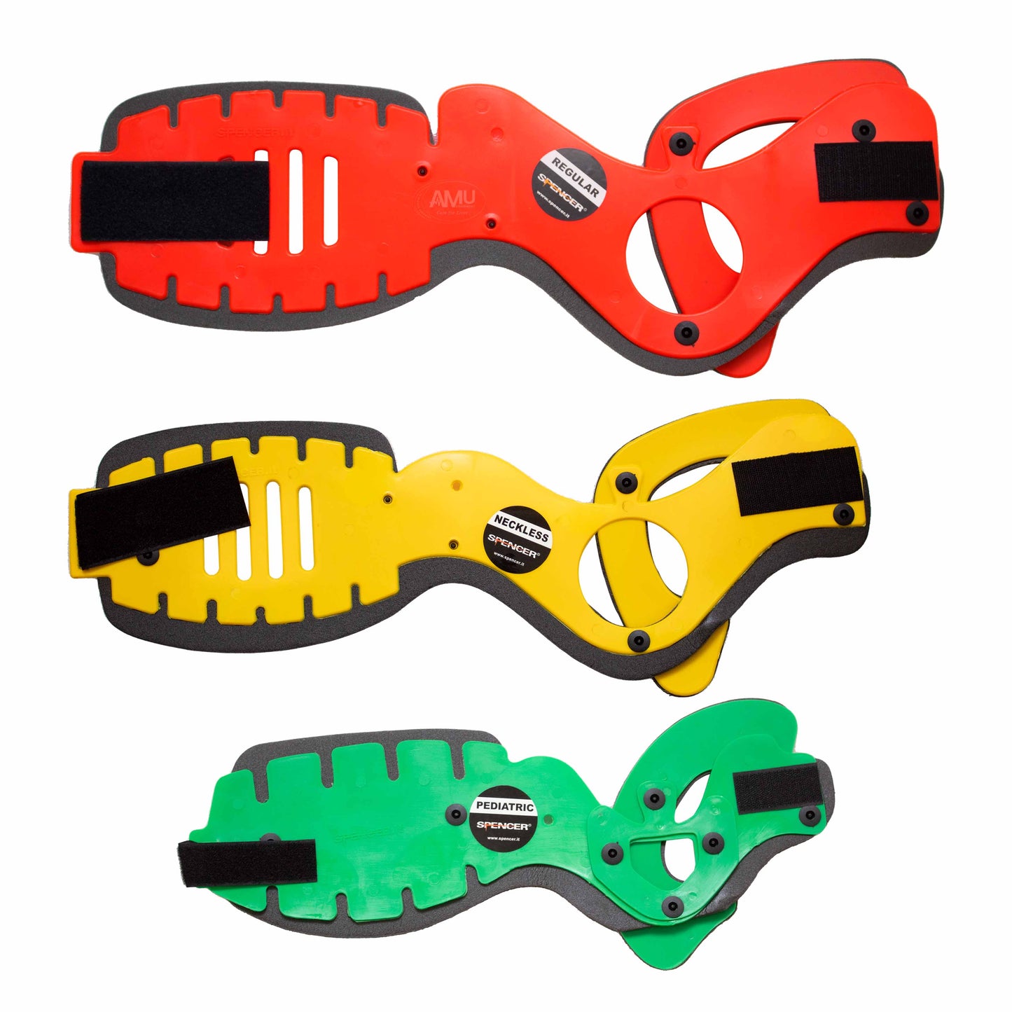 Spencer NEC York Kit 3 Sizes of One-Piece Cervical medical Collar (SMALL)