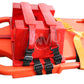 Red Reusable Emergency Head Immobiliser With Base & Blocks