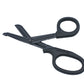 Servival Scissors, 18.3x9.2cm size plastic Material Emergency Scissors for outdoors in Black