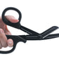 Servival Scissors, 18.3x9.2cm size plastic Material Emergency Scissors for outdoors in Black