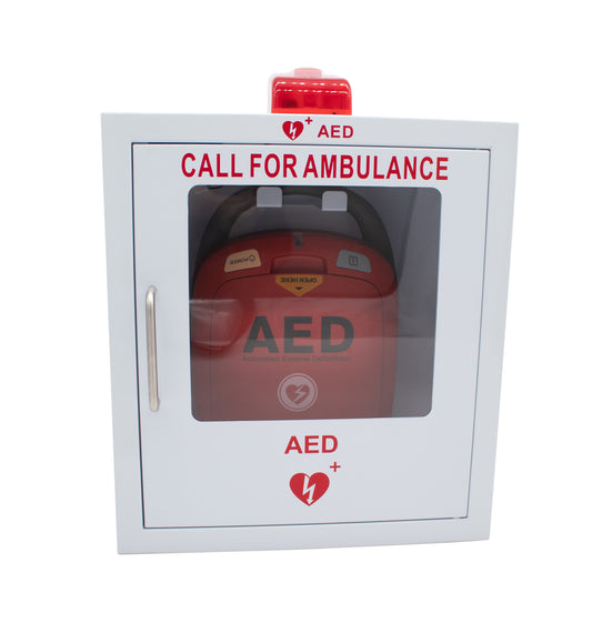 Defibrillator Storage Cabinet Wall Mount with alarm