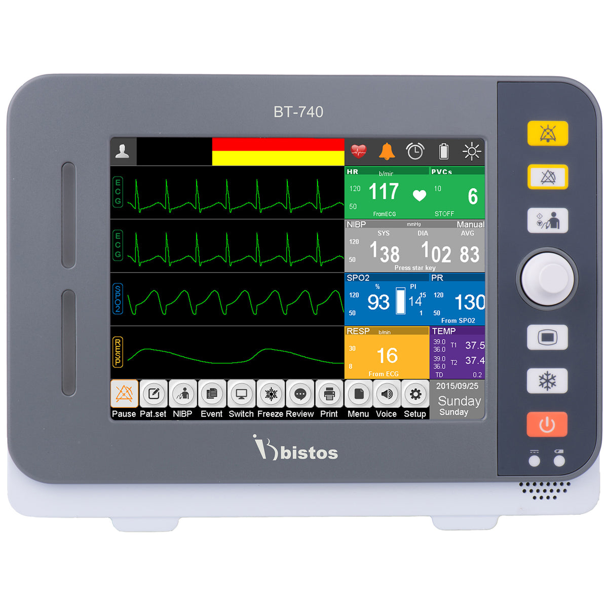 BT-740 Monitor Standard Model – Abronn Medical Units UK Ltd.