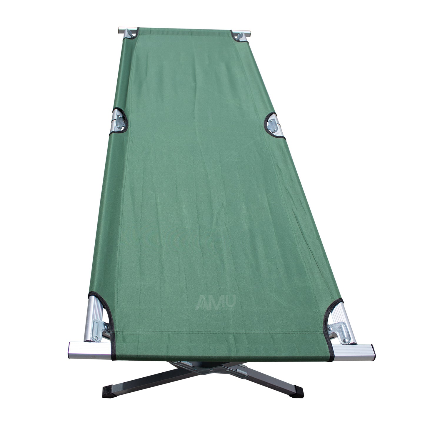 Folding Camping Bed high qulity durable fabric, green.