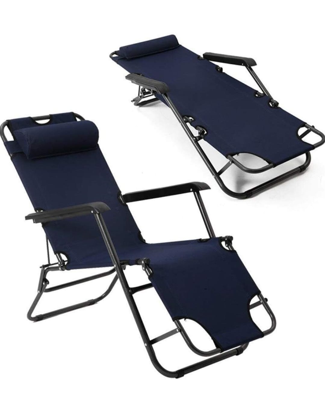 Portable folding Camping Chair in blue