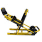 Evacuation Chair emergancy chair, stair chair with weels, yellow and black.