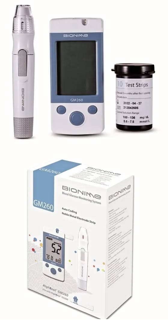 Glucose Monitoring System Bionime GM260