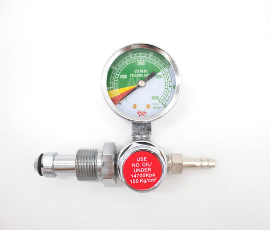 Oxygen Regulator with Flow Meter - Left Side Thread