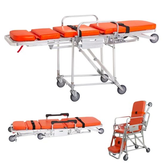 Automatic Loading Stretcher chair orange