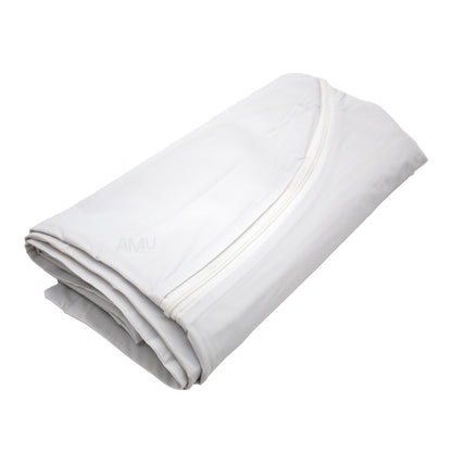 Cadaver Bag,funeral bag,body bag, in white with cover.