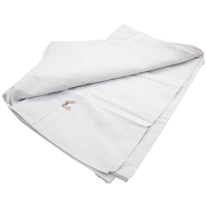 Cadaver Bag,funeral bag,body bag, in white with cover.