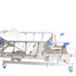 Electric 3-Function Hospital Bed with Mattress and side rails. white