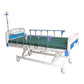 Electric 3-Function Hospital Bed with Mattress and side rails. white