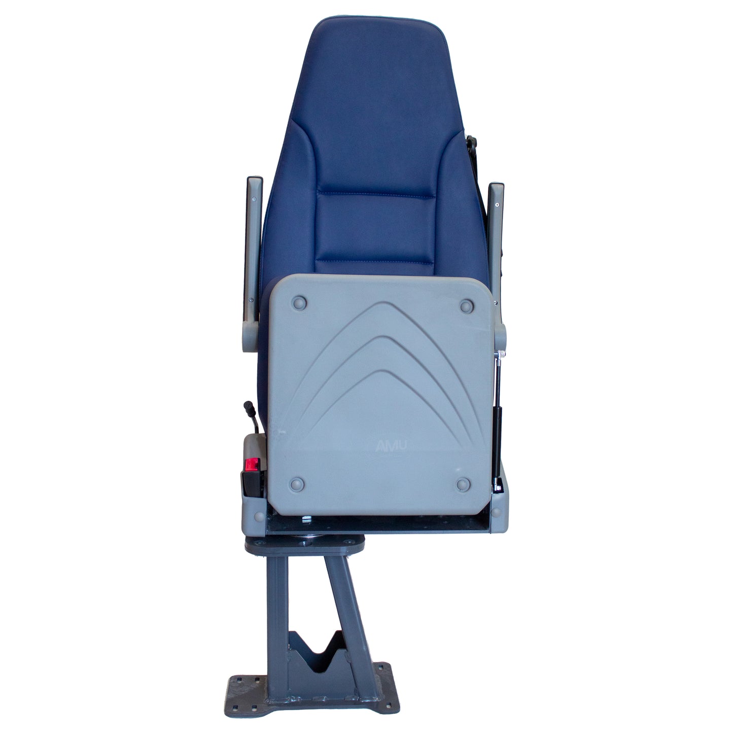 Ambulance Doctor Seat Rotatable Blue and black.