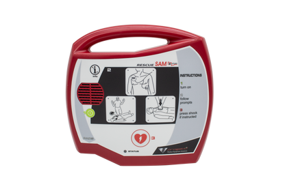 AED Progetti with bag