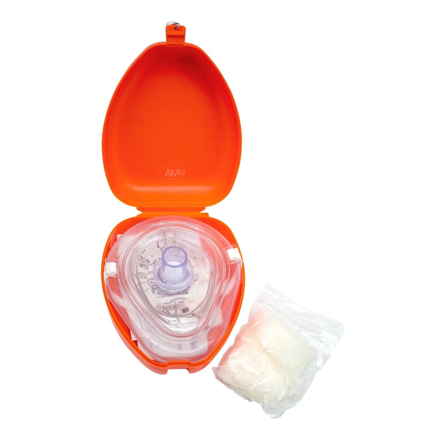 CPR Pocket FACE MASK - Resuscitation First Aid Emergency - Rescue Mouth Shield