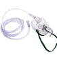 Infant Concentration Oxygen Mask (with Tubing) transparent, Pack of 5