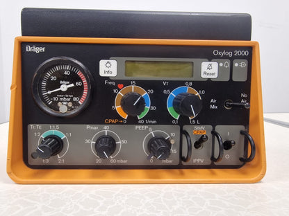 Drager Oxylog 2000 Portable Ventilator USED