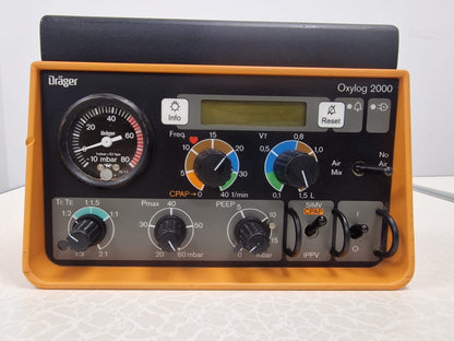 Drager Oxylog 2000 Portable Ventilator USED