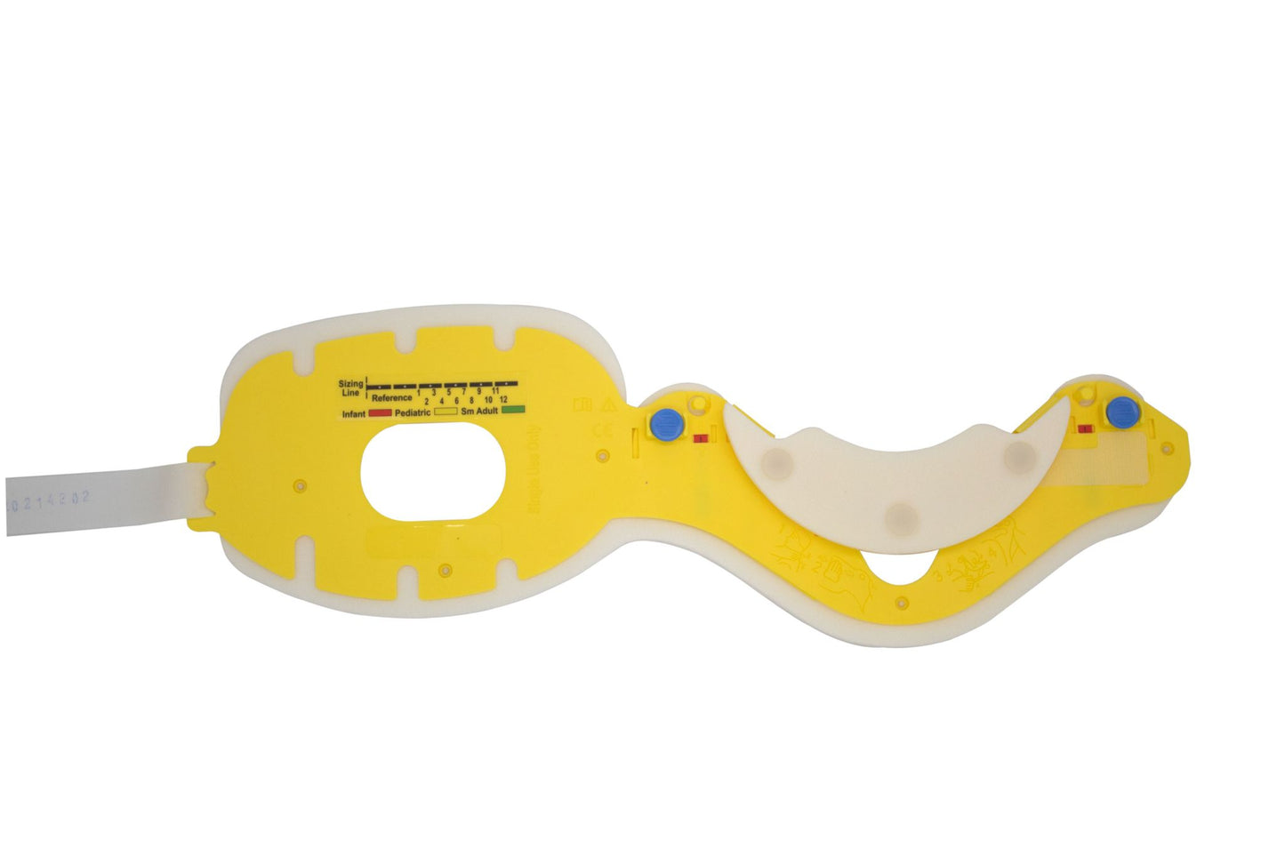 Child / Small adult. cervical Traction neck support, collar brace, yellow