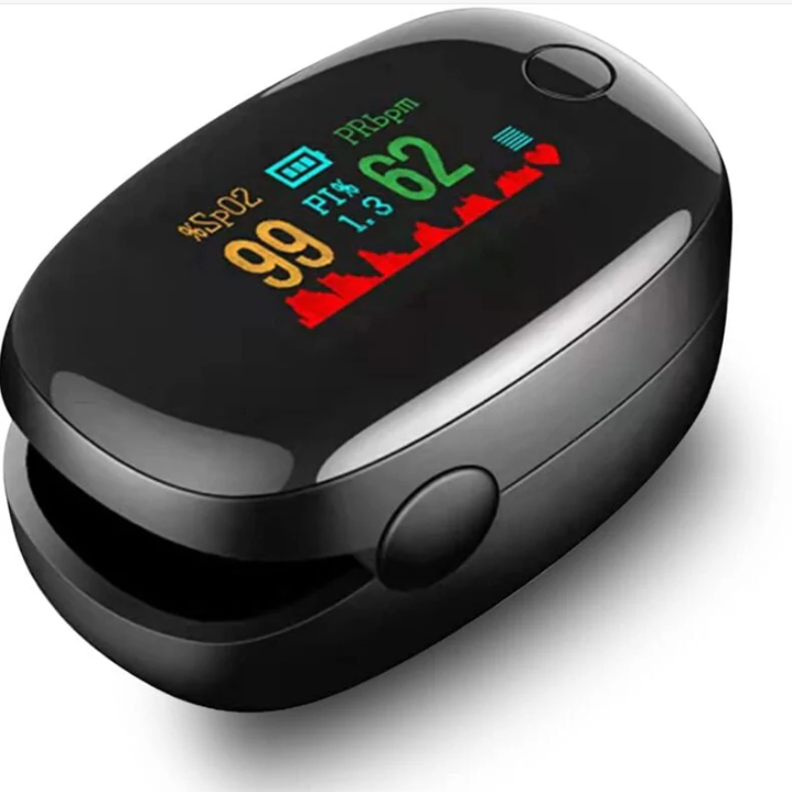 Pulse Oximeter Fingertip Black