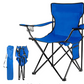 Damei century Portable Camping Chairs Enjoy The Outdoors with a Versatile Folding Chair, Sports Chair, Outdoor Chair & Lawn Chair, with Side Pockets Blue