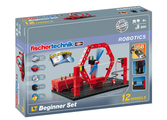 Fischertechnik Education Robotics: LT Beginner - 12 models USB powered! 533015