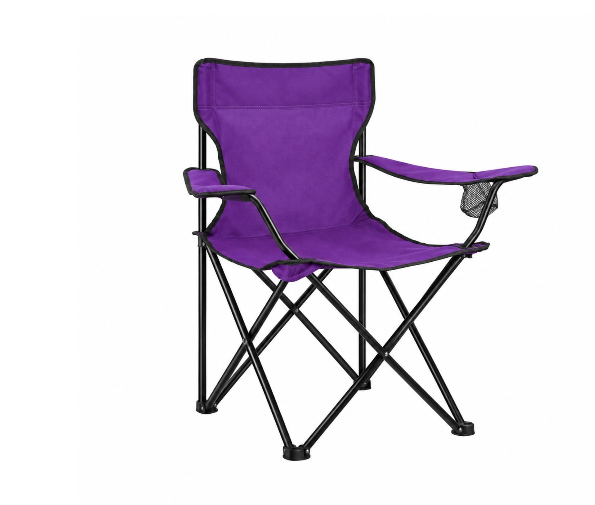 Portable folding Camping Chair in purple