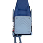 Ambulance Doctor Seat Rotatable Blue and black.