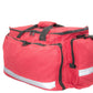 Emergency Medical Services Duffel Bag red and black.