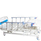 Electric 3-Function Hospital Bed with Mattress and side rails. white