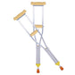 Adjustable Height Lightweight Aluminium,Crutches, Medium.