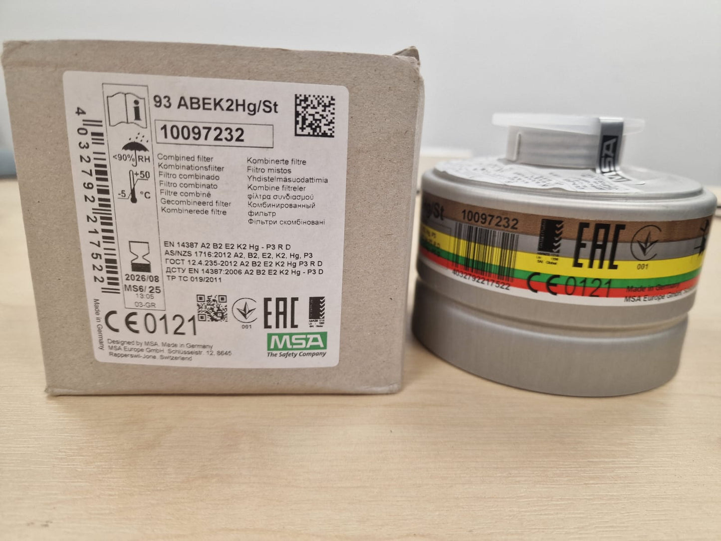 MSA 93 ABEK 2Hg/St 10097232 Filter