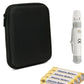 Hemoglobin Test Meter Kit with black case zip closer and test strips