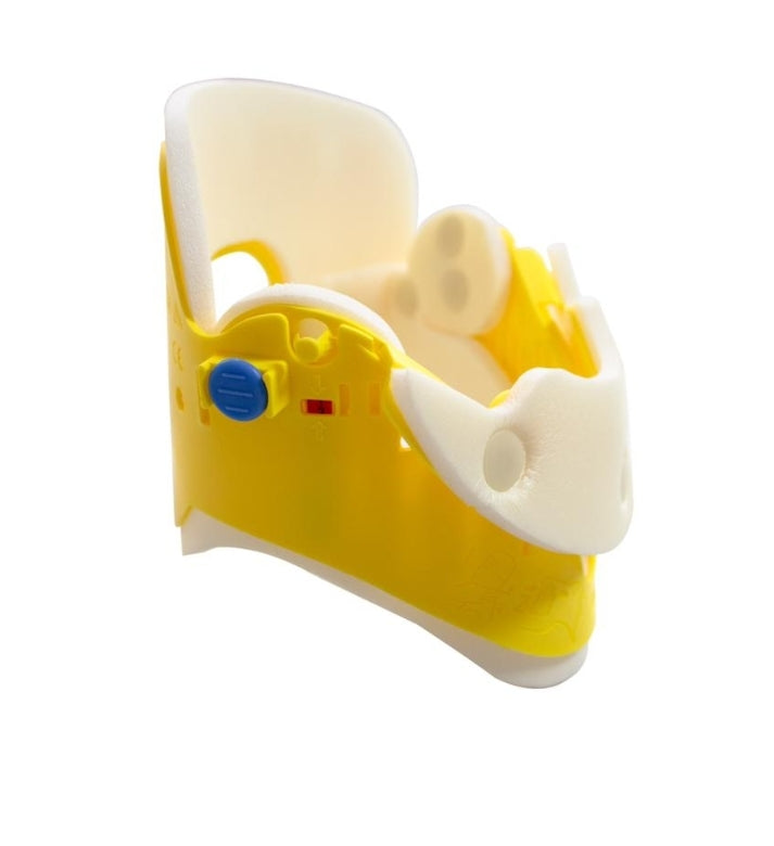 Child / Small adult. cervical Traction neck support, collar brace, yellow