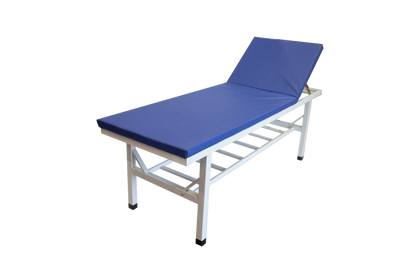 Medical Examination Couch capacity upto 500kg, blue and white.
