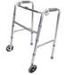 Walking Frame with Wheels, Adjustable Height, Aluminium