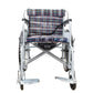 Deluxe Lightweight Folding Wheelchair, with handel brakes, tarten patten.